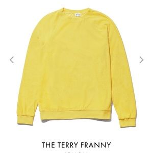 Kule Terry Franny Lemon Size XS NWT